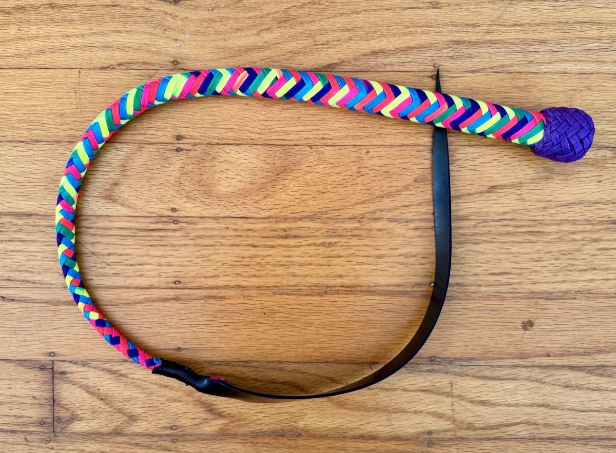 Rainbow Paracord Dragon Tail/Tongue