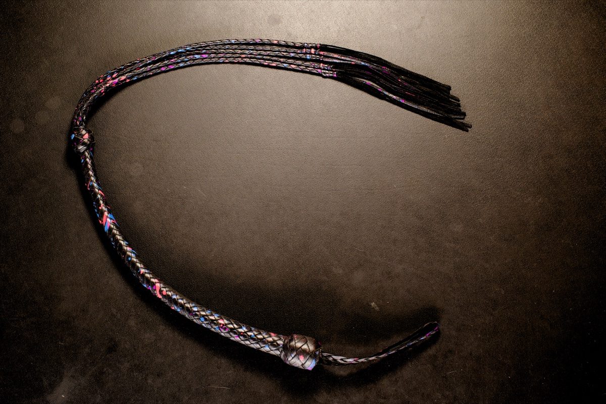 UV Splatter Cat O'Five tails