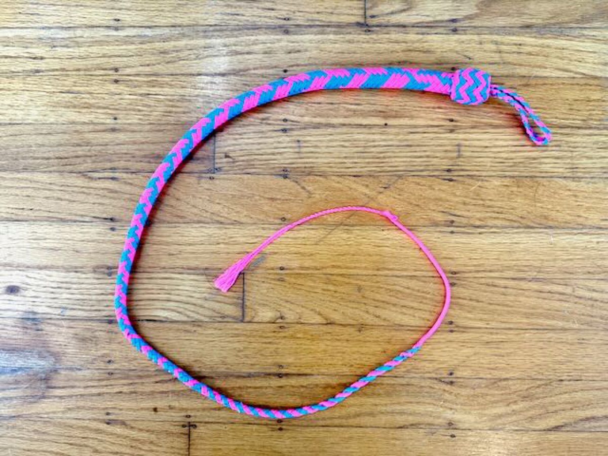 Pink and Blue Paracord Signal